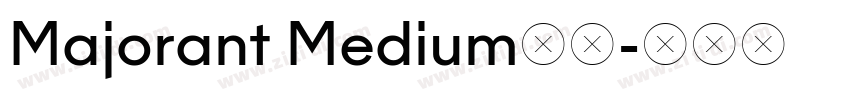 Majorant Medium字体字体转换